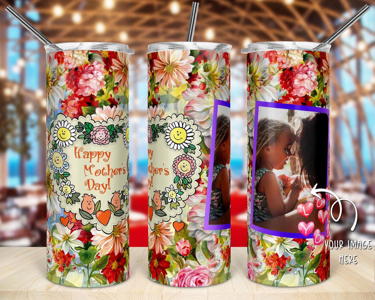 Mother's Day Sublimation Tumblers