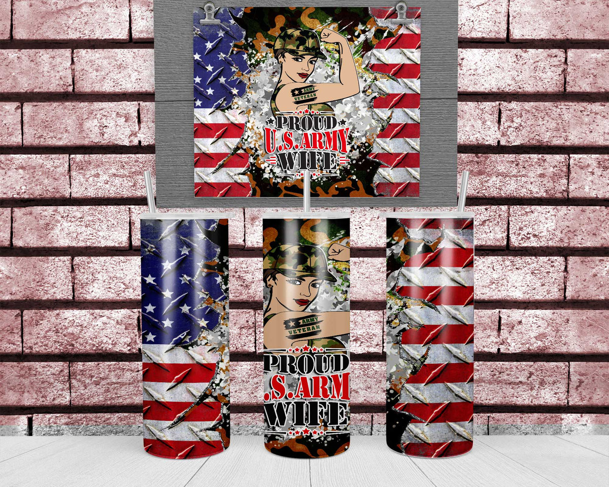 20 oz. Military Sublimation Tumblers