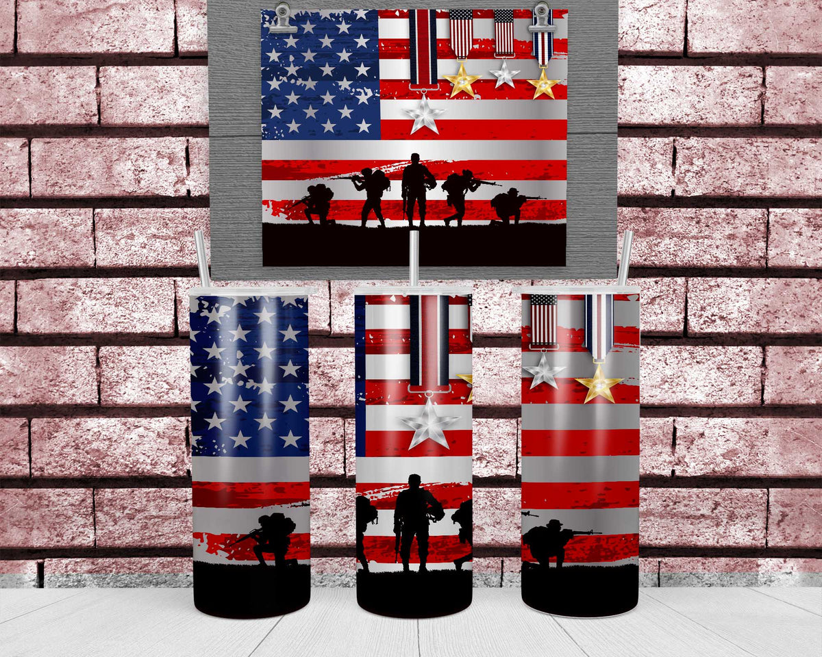 20 oz. Military Sublimation Tumblers