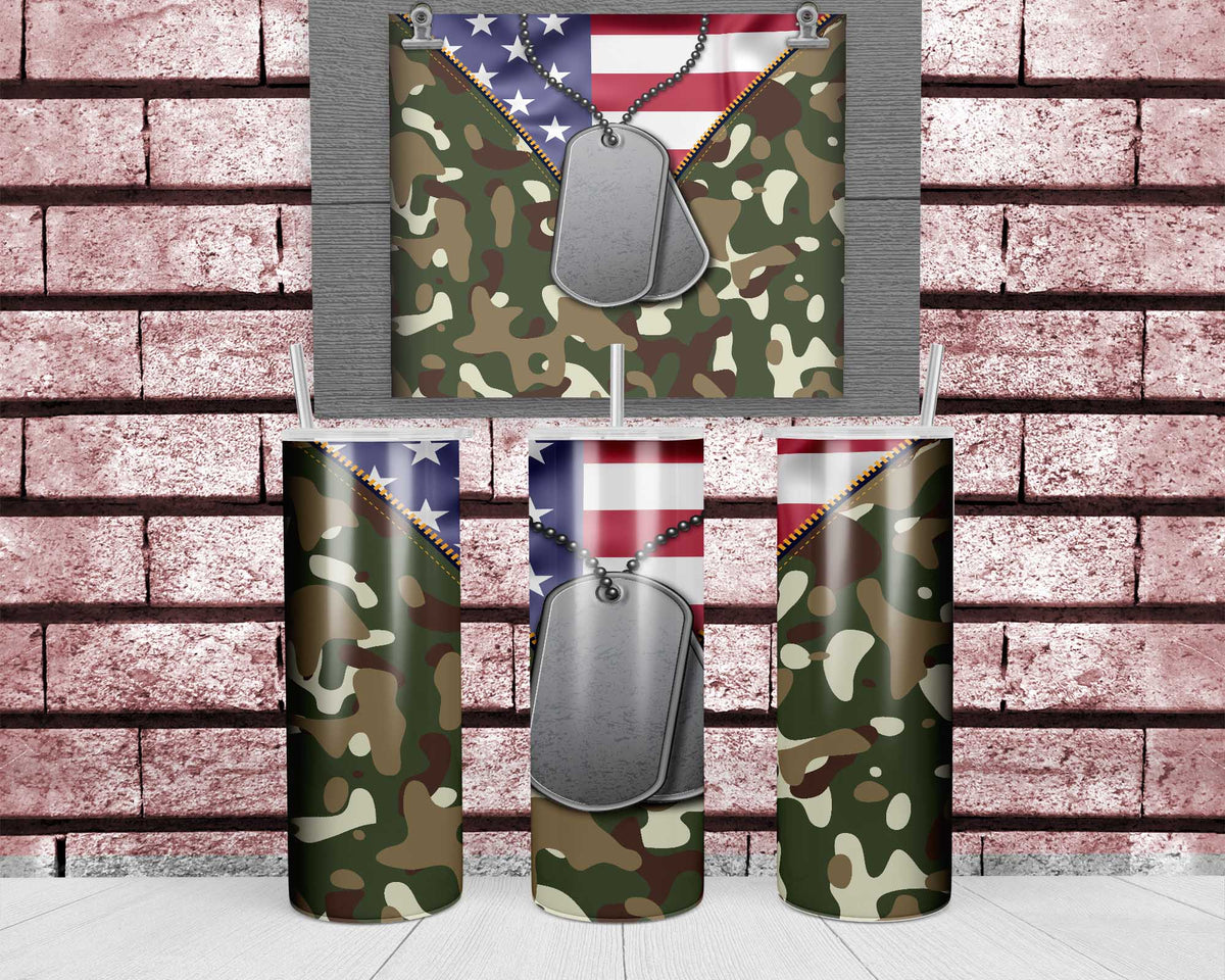 20 oz. Military Sublimation Tumblers