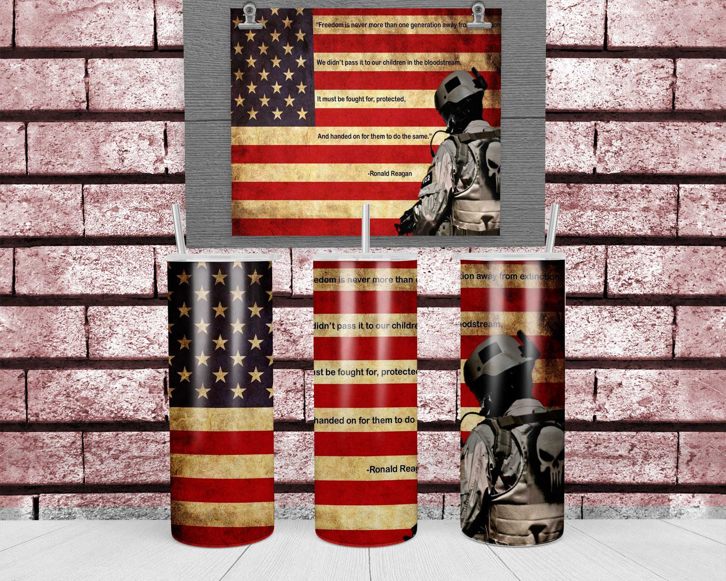 20 oz. Military Sublimation Tumblers