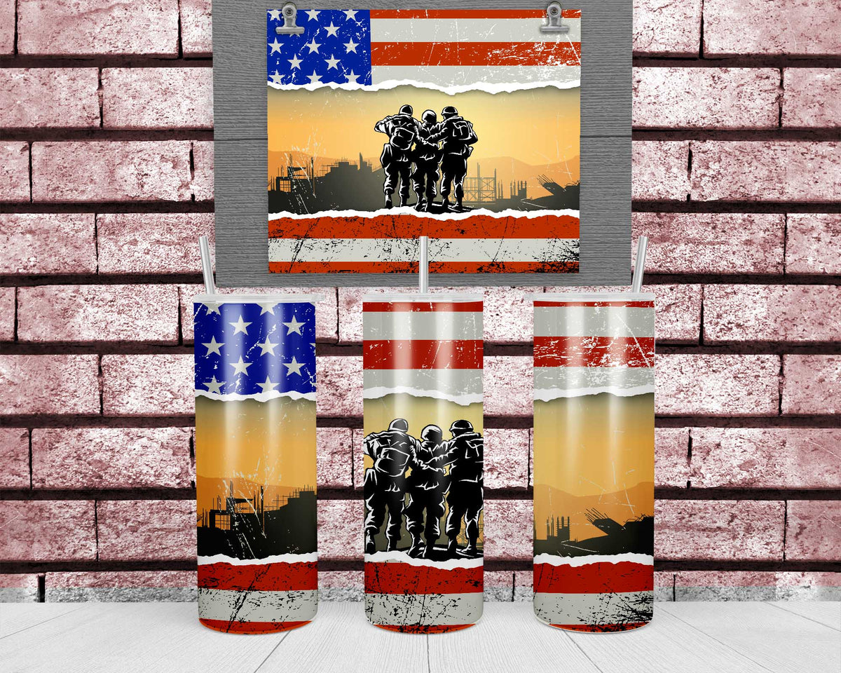 20 oz. Military Sublimation Tumblers