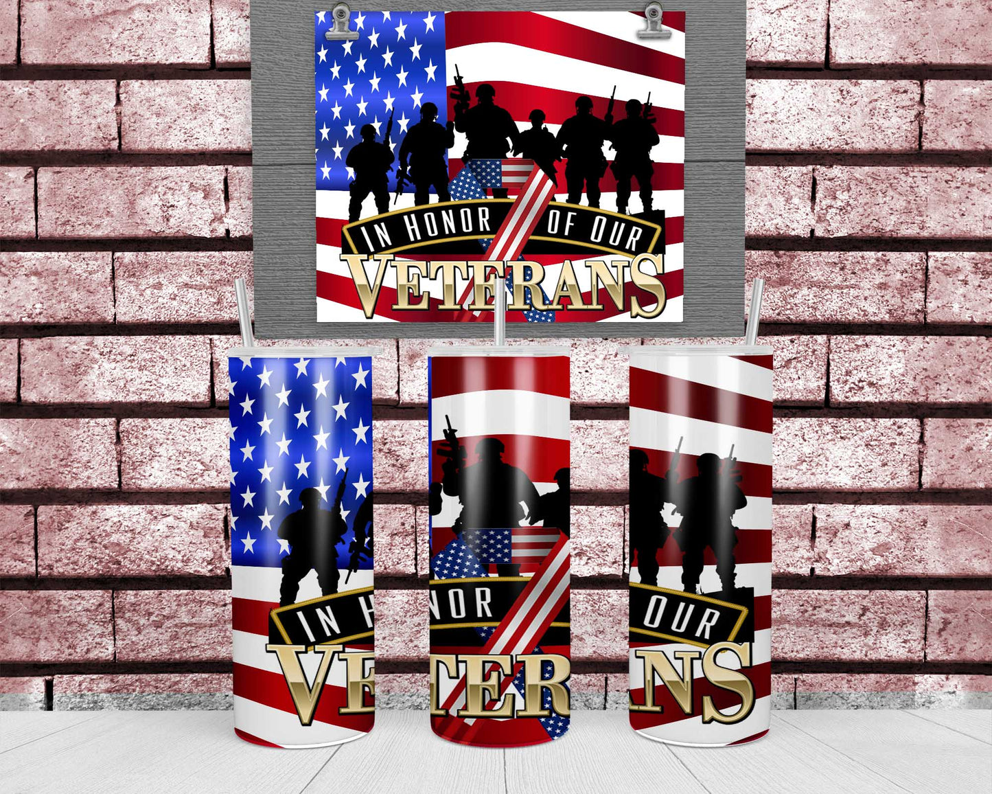 20 oz. Military Sublimation Tumblers