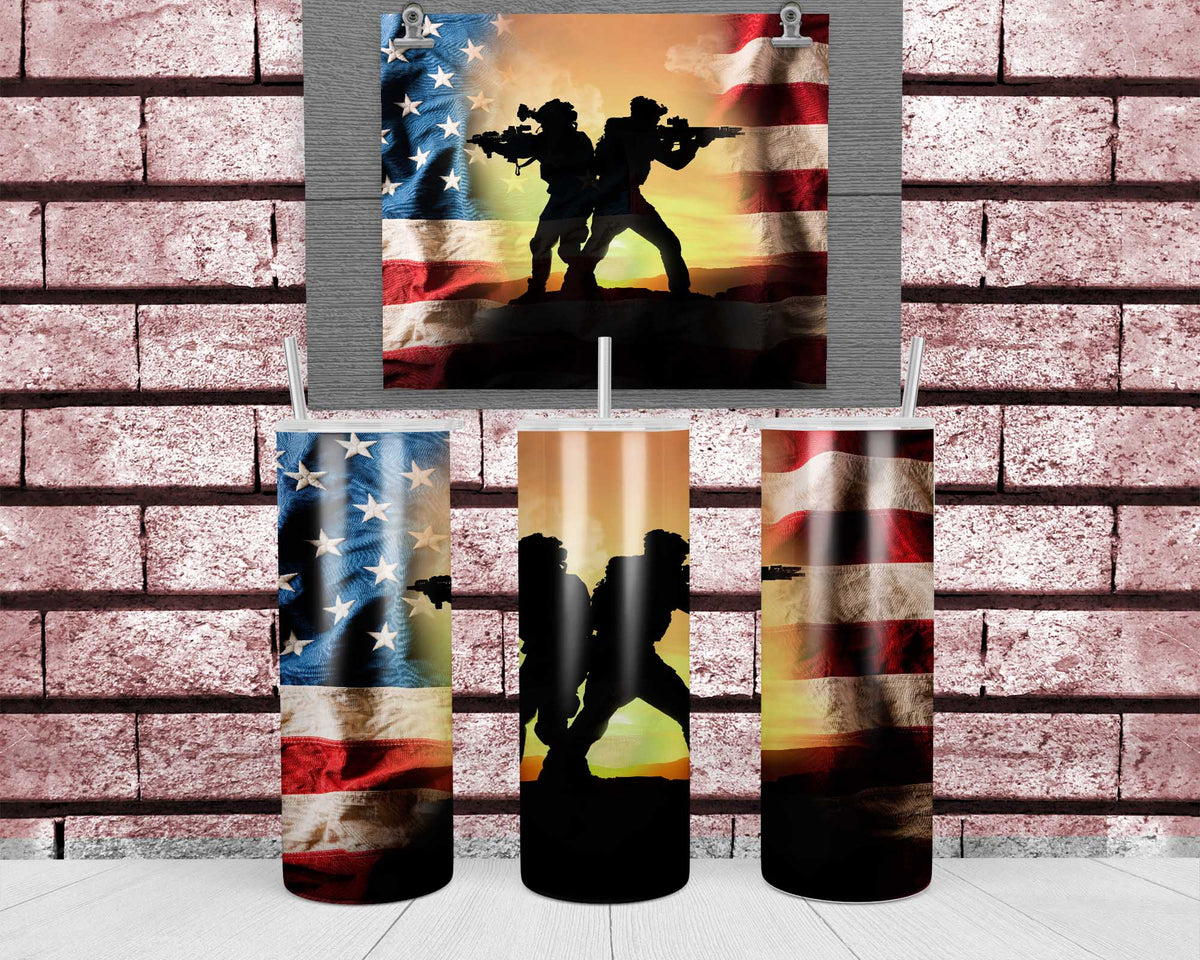 20 oz. Military Sublimation Tumblers