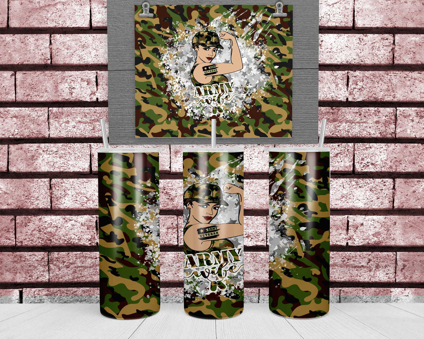 20 oz. Military Sublimation Tumblers