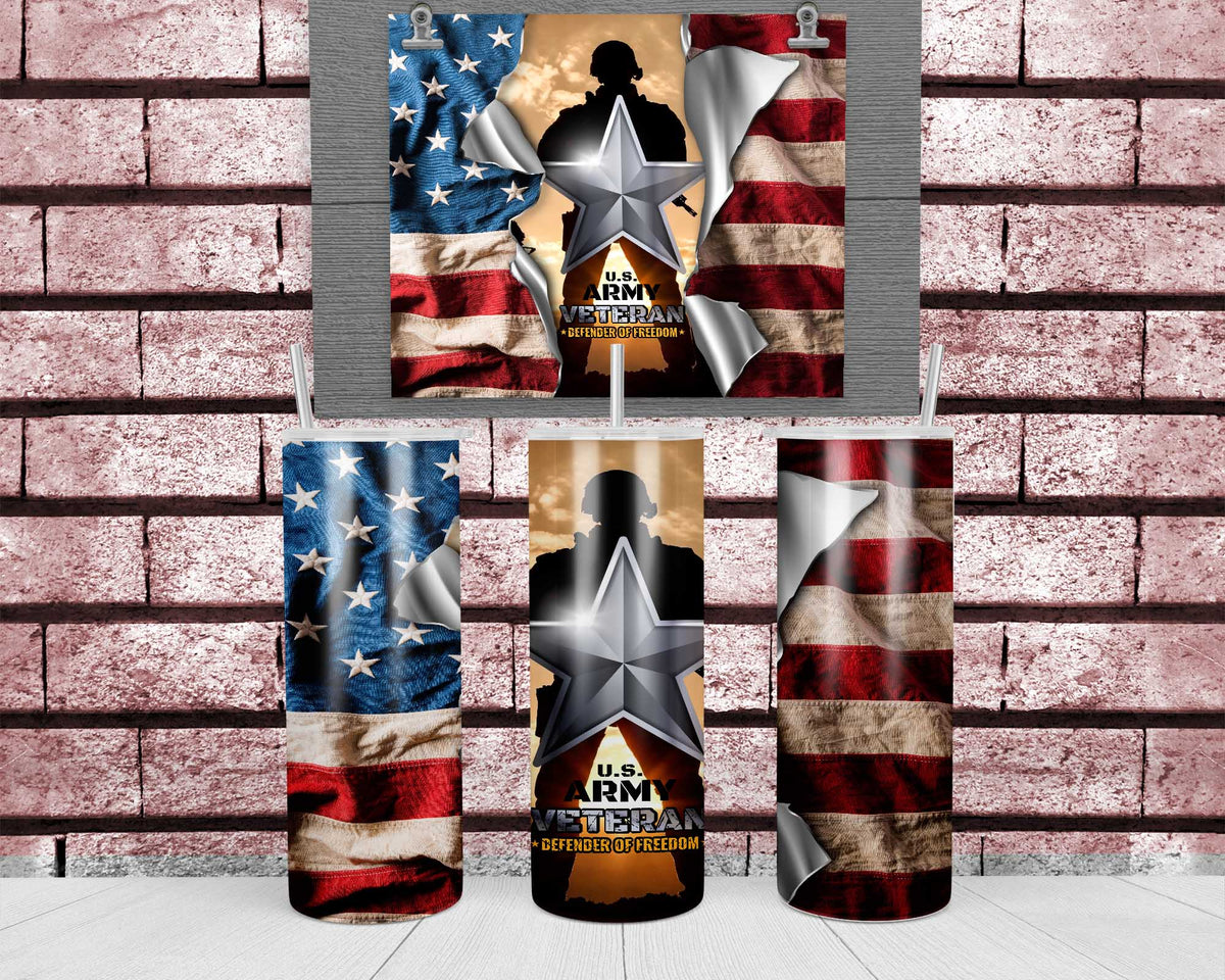 20 oz. Military Sublimation Tumblers