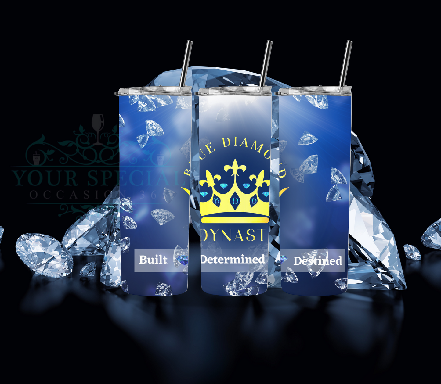 Blue Diamond Dynasty Exclusive Tumblers