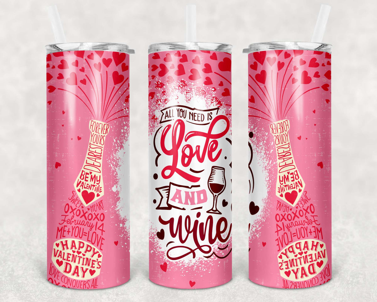 Valentine's Day Sublimation Tumblers