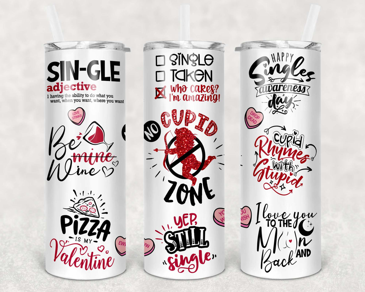 Valentine's Day Sublimation Tumblers