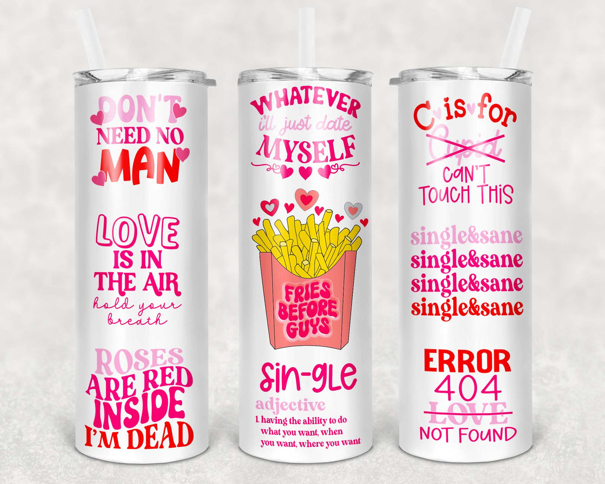 Valentine's Day Sublimation Tumblers