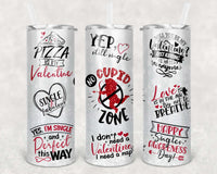 Valentine's Day Sublimation Tumblers