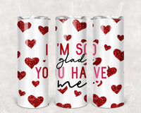 Valentine's Day Sublimation Tumblers